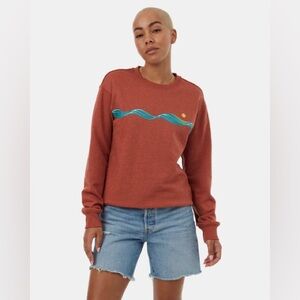 Oversized Tentree Artist Waves Graphic Crew